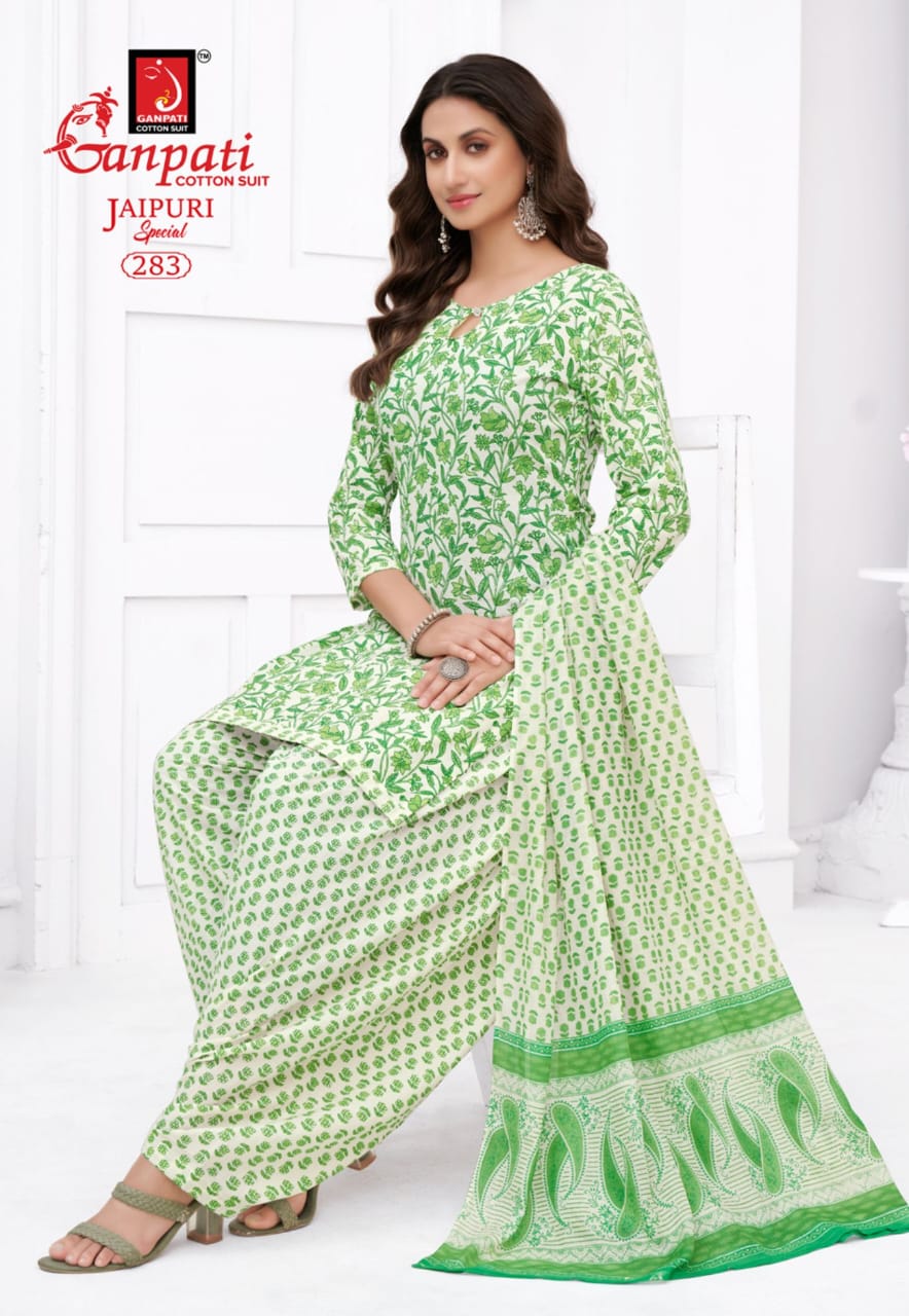 Jaipuri Patiyala Vol 13 By Ganpati Cotton Printed Dress Material Orders In India